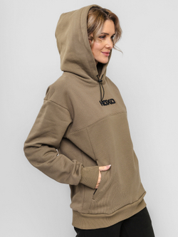 Худи "НОХО" унисекс, цвет "Сухой мох"