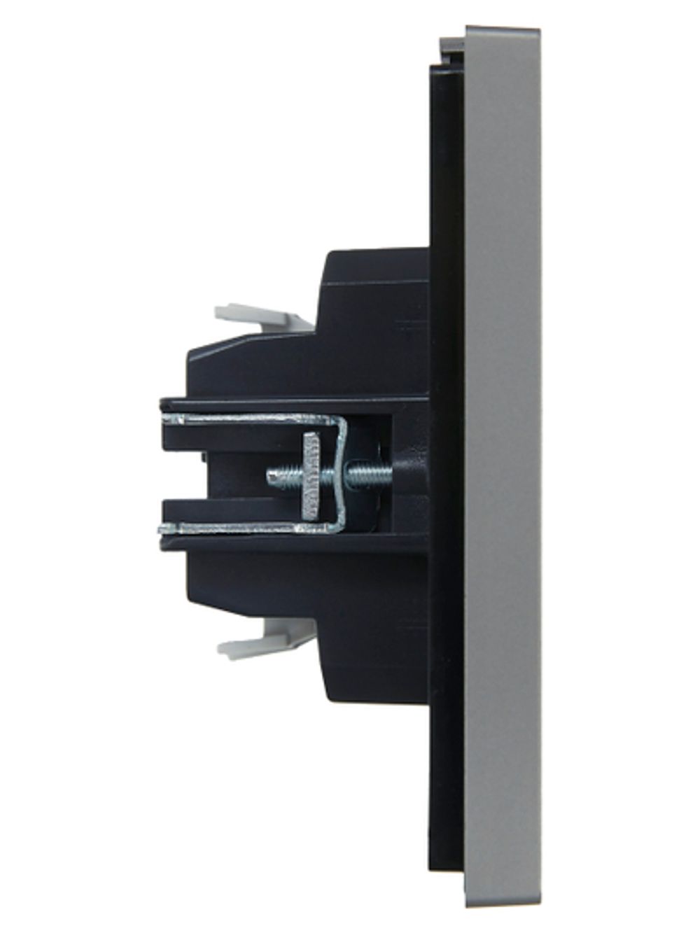 FORTE&PIANO Выключатель 1-клавишный 10А FP501 сталь IEK