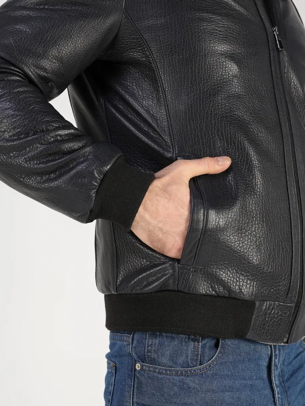 Дубленка зимняя куртка натуральная кожаная