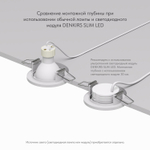 DK2030-WH Встраиваемый светильник, IP 20, 50 Вт, GU10, белый, алюминий