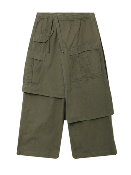 Брюки Карго Asym Cargo Hakama Pants Vintage Stonewashed