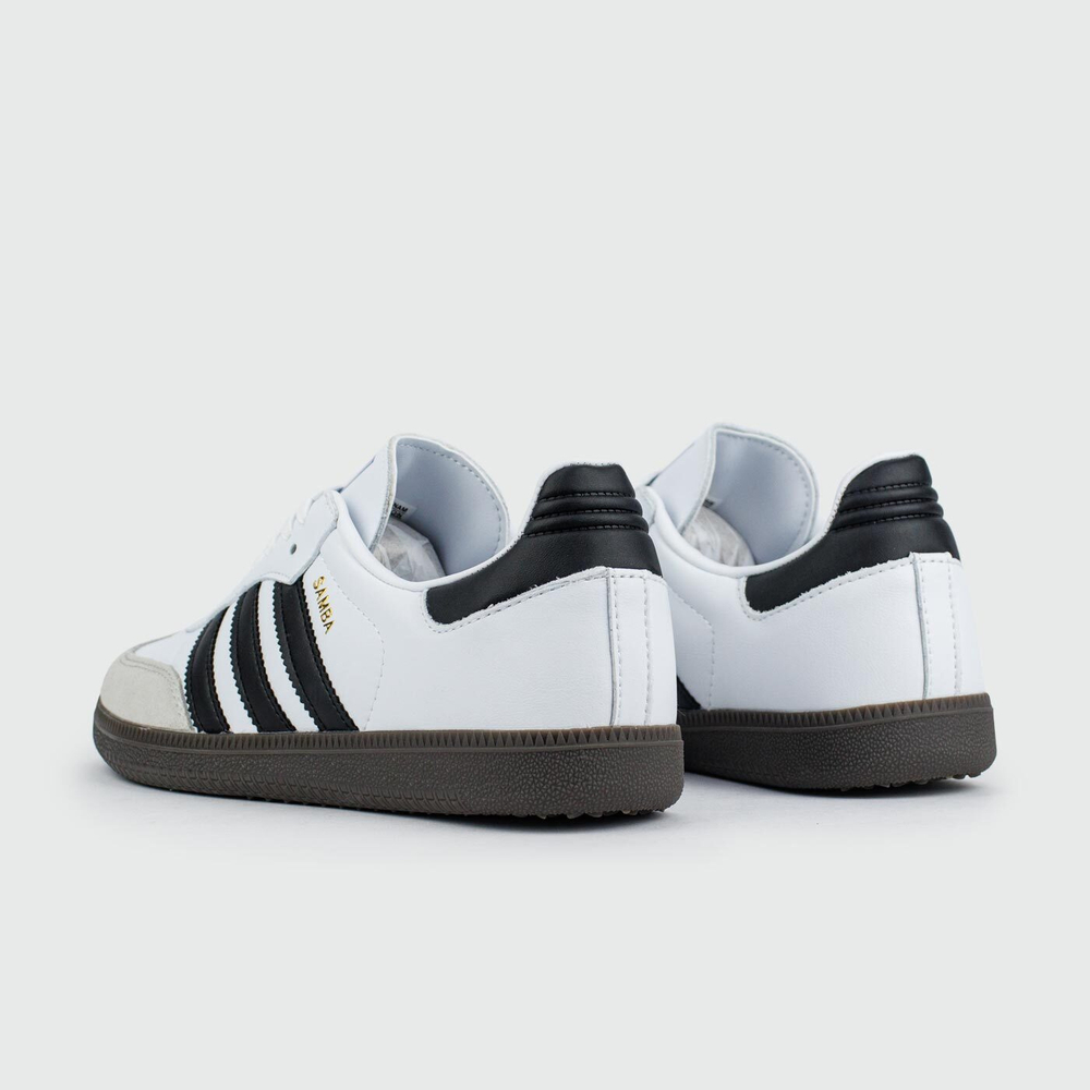 Кроссовки Adidas Samba OG White Black Str. Wmns