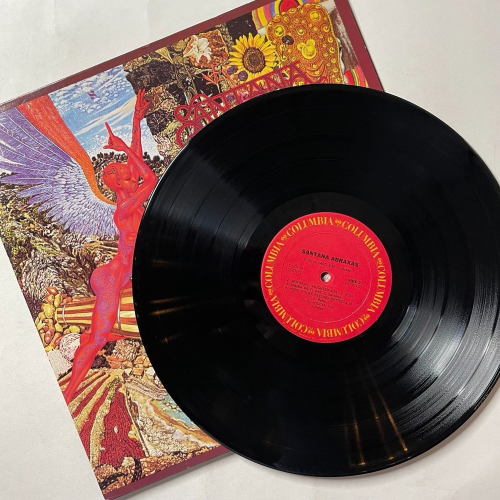 Винтажная виниловая пластинка LP Santana Abraxas (USA 1970) Oye Como Va