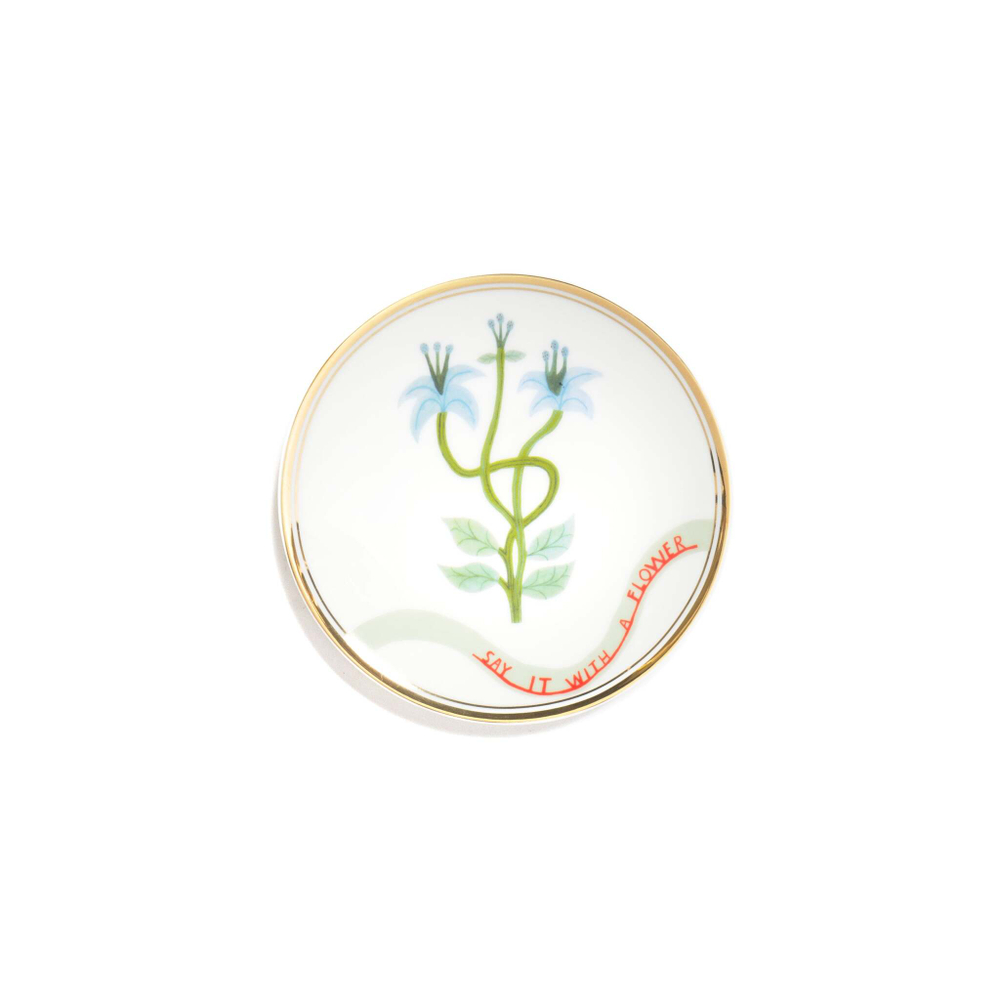 Тарелка для хлеба Bitossi Home Botanica Stella Alpina (15 см)