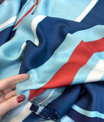 Ткань натуральный шелк 100% (Италия) ш-135см цена за отрез 0,9м