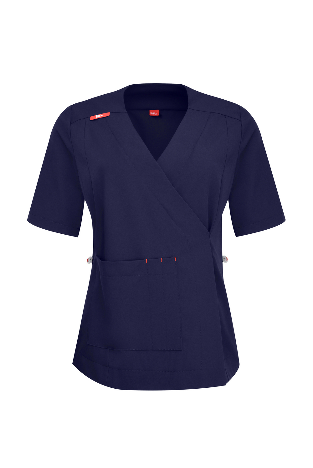 Топ с запахом медицинский женский Йошо, нэви хлопок