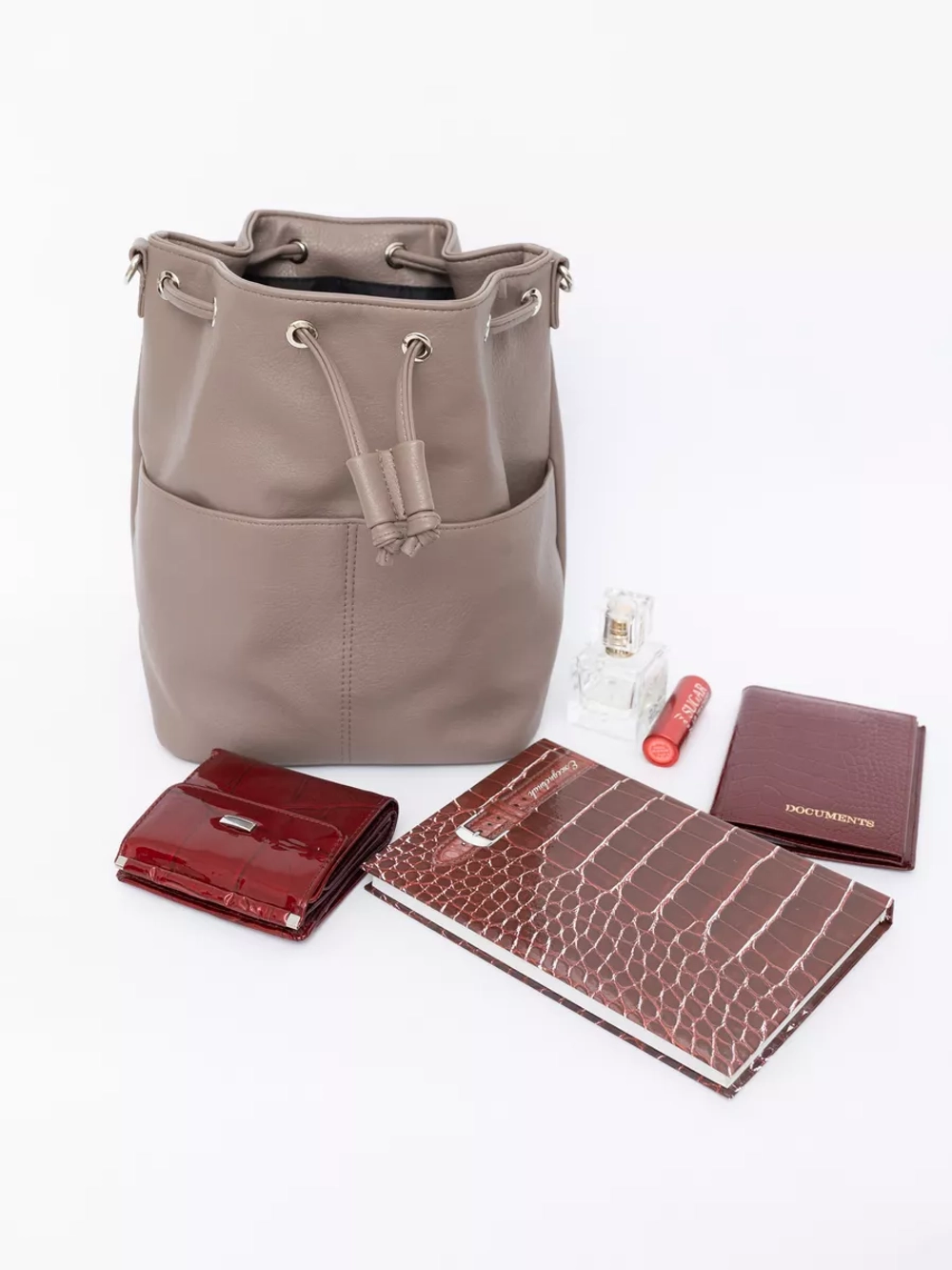 сумка через плечо тоут средняя мешок