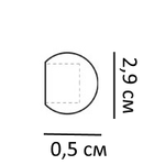 Наконечники декоративные Шар Артик d16 мм (9 цветов)