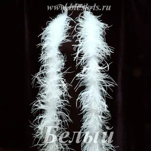 Большой боа страуса 3 нити