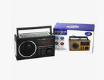 Радиоприемник с MP3 плеером Bluetooth +Solar panel NS-2037S/BL Black