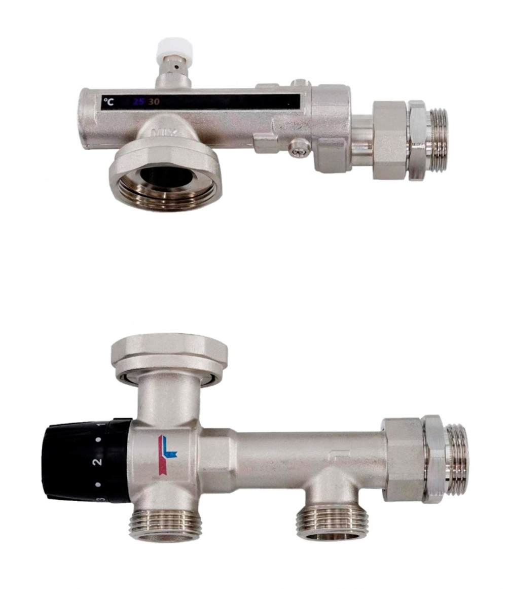 Насосно-смес. узел для теп. пола с эксцентриком 1" (20-55°) ViEiR (8/1шт)
