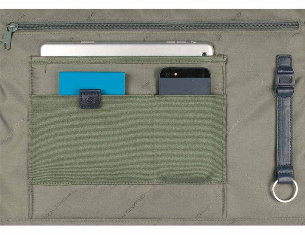 Сумка мужская Piquadro Link синяя кожа и ткань (CA3339LK/BLU2)