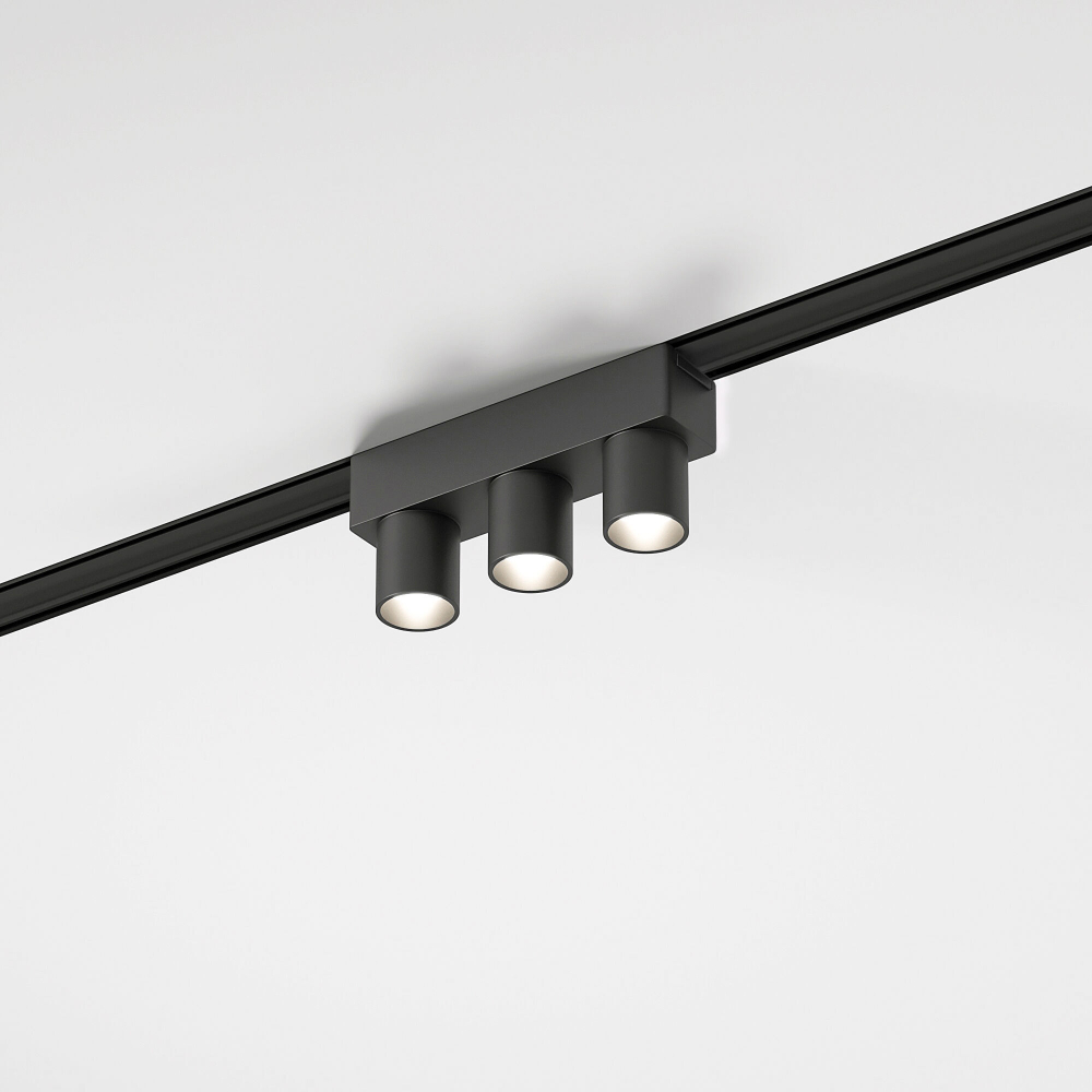 Магнитный трековый светильник Elektrostandard Flat Magnetic 85094/01 черный