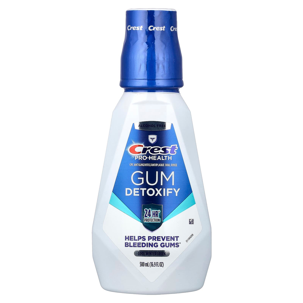 Crest, Pro Health, детоксикация десен, без спирта, холодящий грушанка, 500 мл (16,9 жидк. унции)
