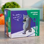 Кружка 420мл Жил-был пес, форма Дерби