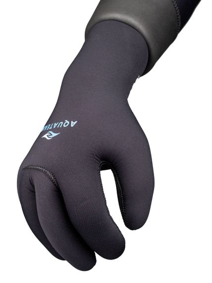 Перчатки Aquateam Hunter Jako 5 мм ультраспан/открытая пора черные