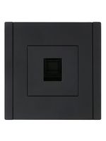 FORTE&PIANO Розетка компьютерная RJ45 кат.6 FP131 черный IEK