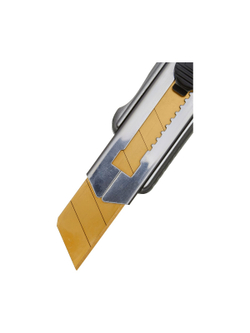 Строительный нож 25 мм в металлическом корпусе Inforce 06-02-14