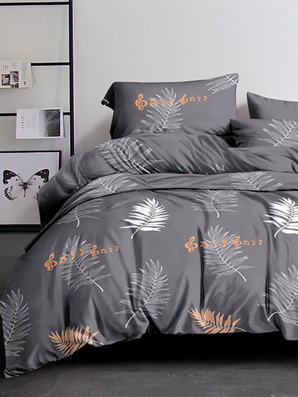 Постельное белье полисатин Simple House "Canto" евро Наволочка 50х70 см 2 шт Простынь 240x215 см Пододеяльник 200x215 см