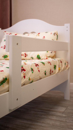 Кровать детская "Бабочка-Малютка" белая, 160*80 см.