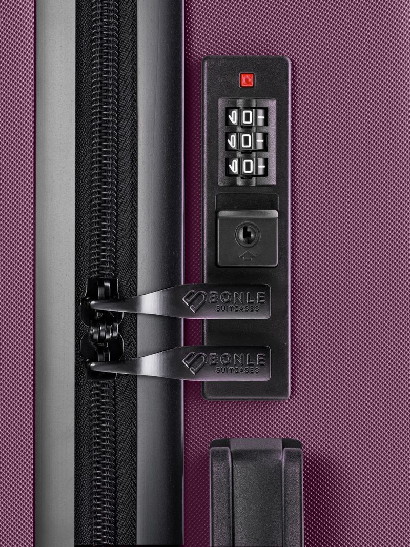 Чемодан Bonle размер S Винный