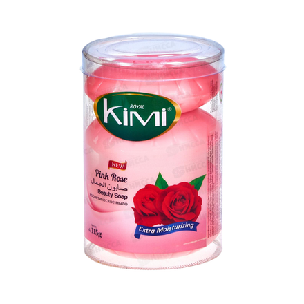 Мыло туалетное Royal KIMI Fresh BOX Розовая роза 4 шт 115гр