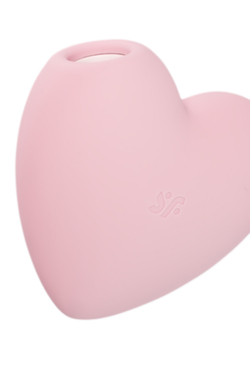 Вакуум-волновой бесконтактный стимулятор клитора Satisfyer Cutie Heart, силикон, розовый