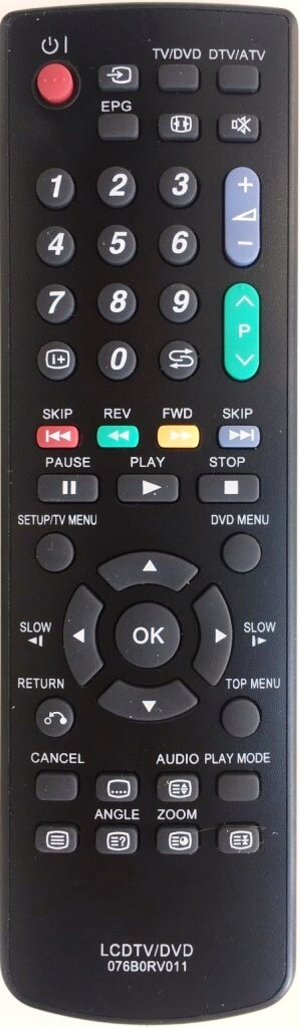 Пульт для телевизора Sharp 076B0RV011