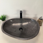Раковина из речного камня RS-66037 63х47х16 из натурального камня