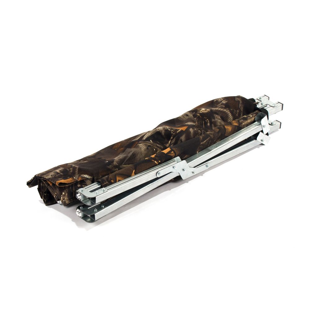 Раскладушка туристич. &quot;СЛЕДОПЫТ&quot; в чехле, 1750х650х400 мм, труба оцинк. 25х25 мм