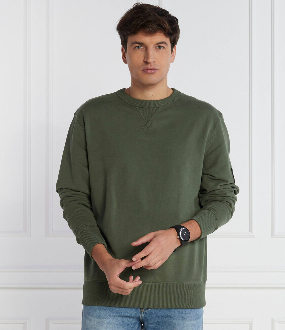 Худи BADGE CALVIN KLEIN JEANS - зеленый(J30J323426)