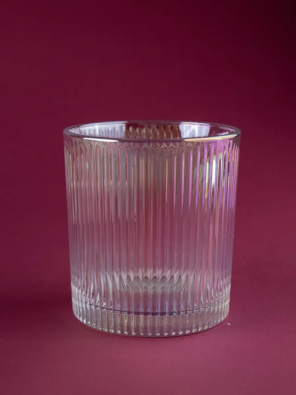 Набор ребристых бокалов для виски, 350 мл. 6 шт. перламутр