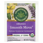 Traditional Medicinals, Organic Smooth Move®, оригинальный с сенной, без кофеина, 48 упакованных чайных пакетиков, 96 г (3,38 унции)