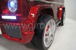 Детский электромобиль River Toys Mercedes-Benz-G-65-LS528 красный