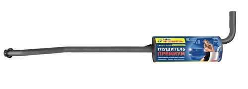 Глушитель /Г-3302 Бизнес дв. 4216/ Евро-3 удлин. ПРЕМИУМ (Автоглушитель)