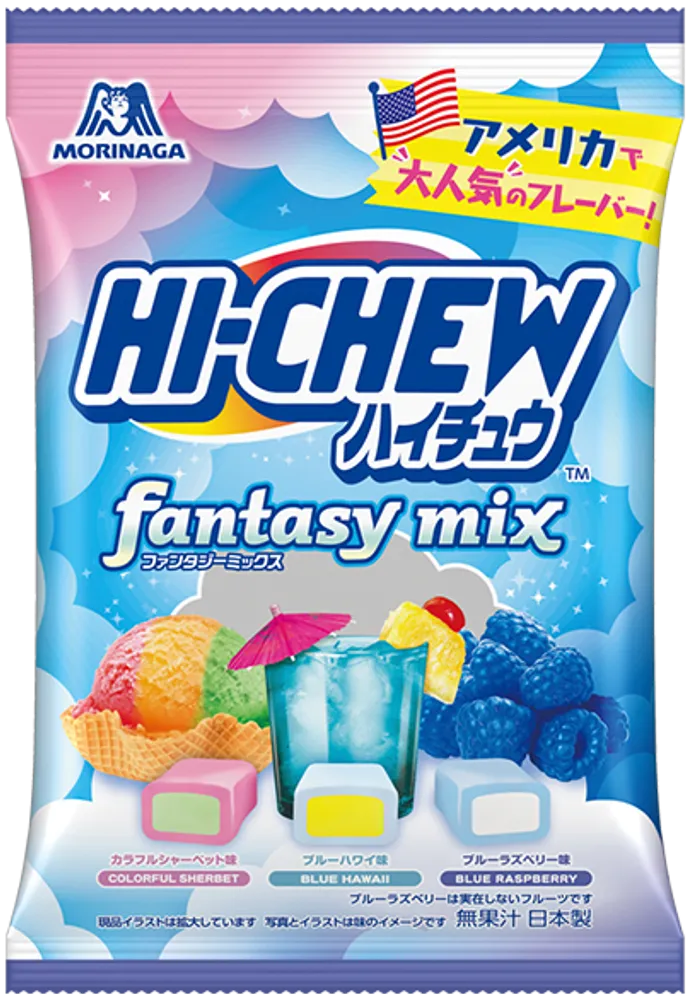 Конфеты жевательные Hi-Chew "Фэнтези Микс" 3 вкуса, Morinaga 68г