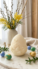 Свеча яйцо пасхальное с бабочками