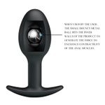 Анальная пробка Baile Pretty Love, смещённый центр тяжести, 8,4 см