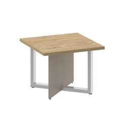 Shift Стол журнальный, квадратный SK.SG-KV-60 Тиквуд Светлый/Капучино 600*600*450