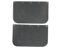 Брызговик УАЗ 469, 452 передний (к-т из 2 шт.) ТЭП (термоэластопласт) (ПолиуретанДеталь) ( ОЕ 469-1101160 )