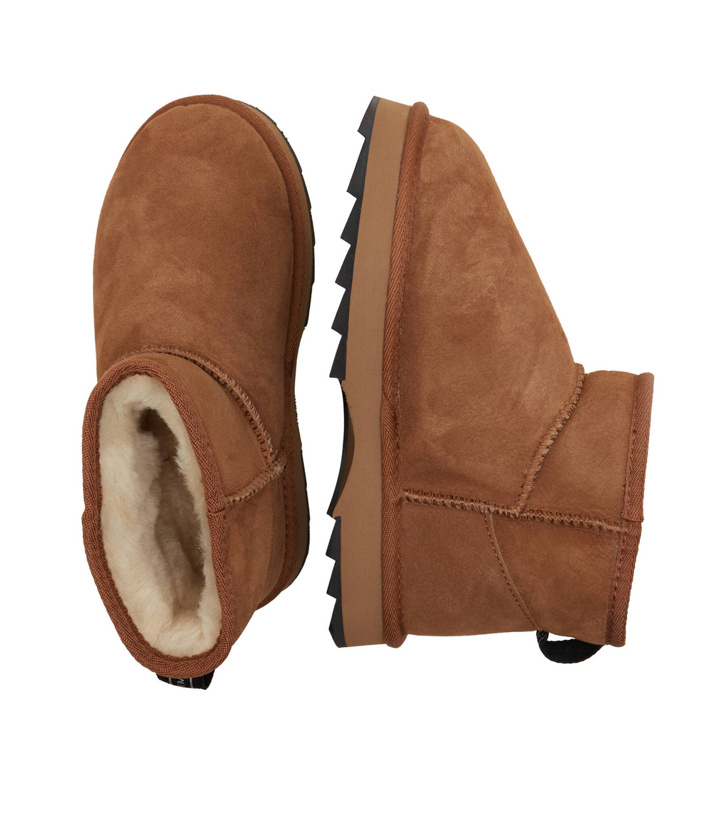 Кожаные угли sharky micro EMU Australia - коричневый(W12548)