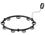 C9242/9 SBK черный песок D740*70.5mm GX53/9