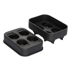 Форма для льда Smart Solutions Ice skull графит