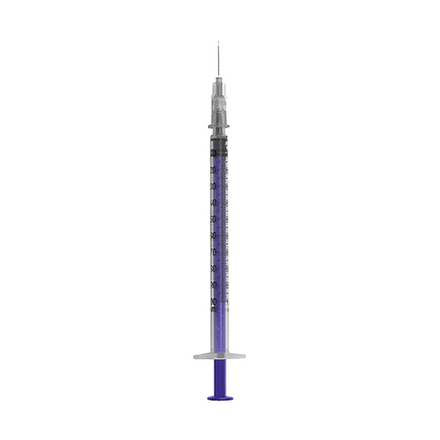 Шприц инсулиновый 1мл 3-х комп. 26G (0,45х13мм) с иглой Inekta