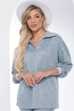 Джемпер "Эссен" (серо-голубой) Б8448 LT Collection