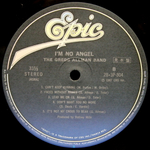 The Gregg Allman Band / I'm No Angel (LP)