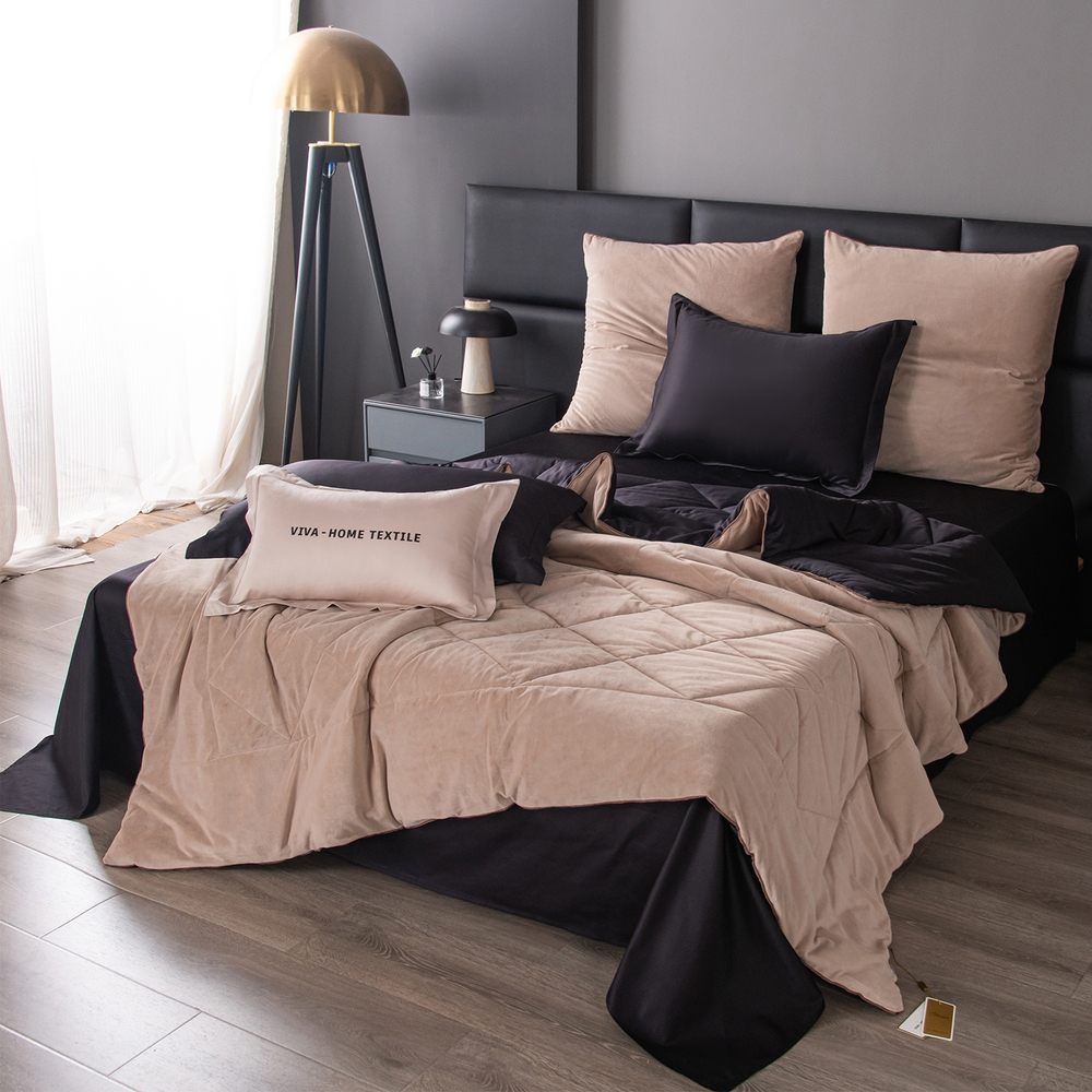 Комплект постельного белья Сатин Velvet Premium с Одеялом VP009