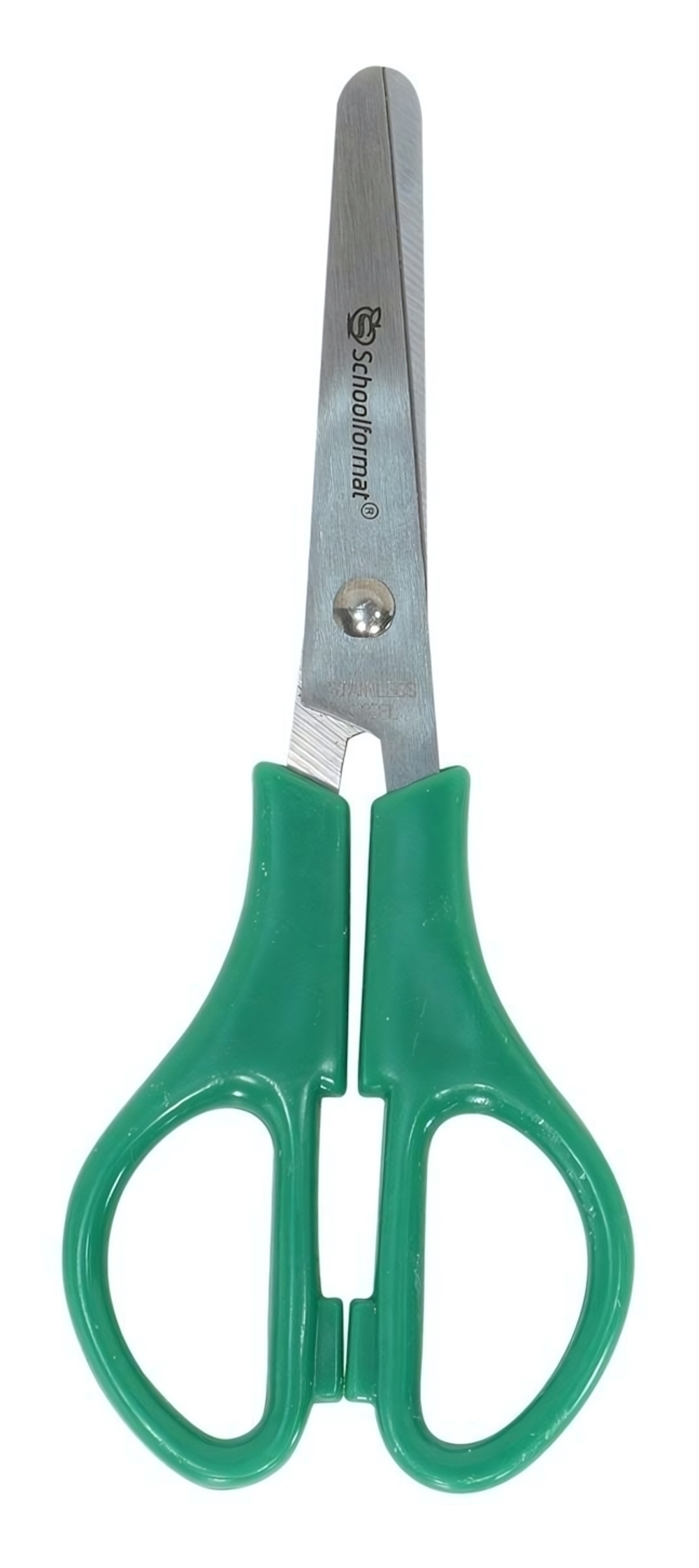 Ножницы детские 13см. безопасные ручки пластиковые, ассорти (Schoolformat)