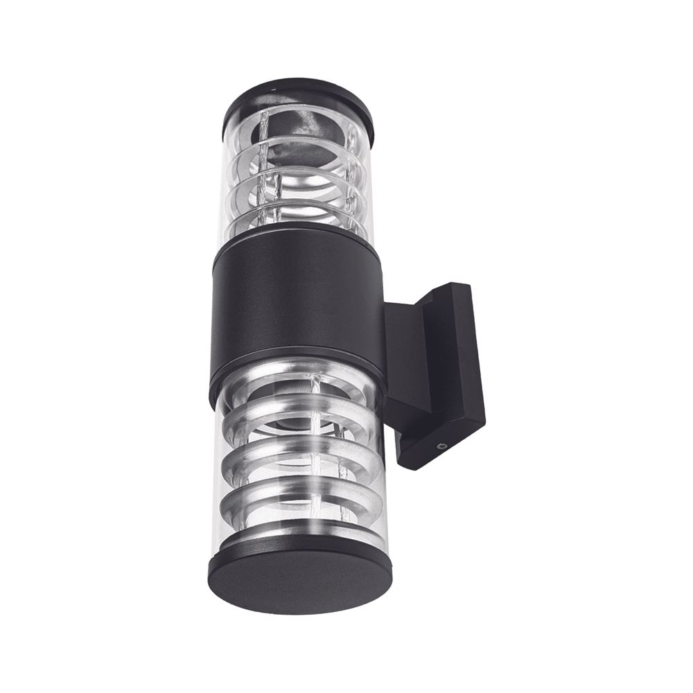 UUL-S12A 2x60W-E27 IP65 BLACK Светильник уличный. под две лампы Е27. Архитектурный накладной. Корпус черный. TM Uniel.