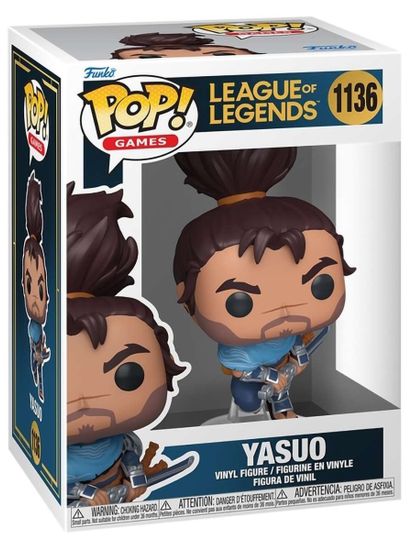 Фигурка Funko POP! Games League of Legends Yasuo (1136) 86112 / Фигурка Фанко ПОП! по мотивам игры "Лига легенд", Ясуо